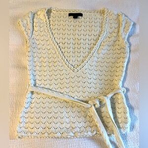 Cream-colored Sweater Top